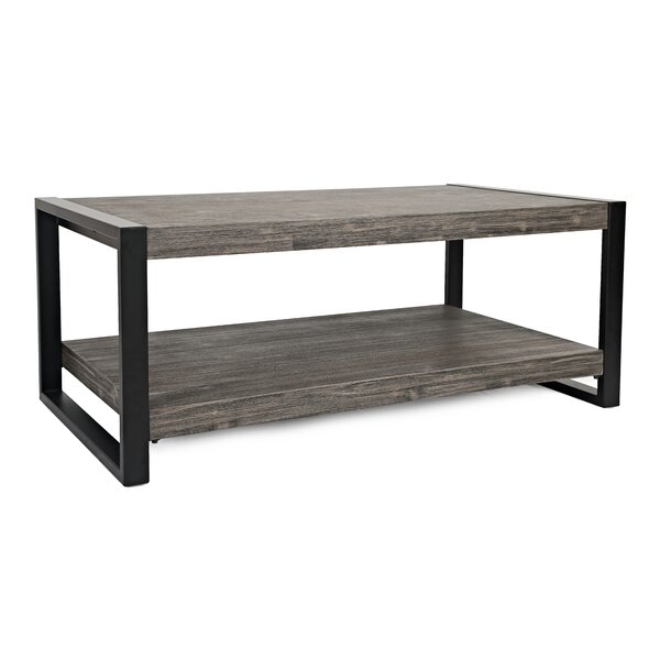Chattooga Solid Wood Sled Coffee Table With Storage By Greyleigh