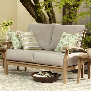 Summerton Teak Loveseat with Cushions