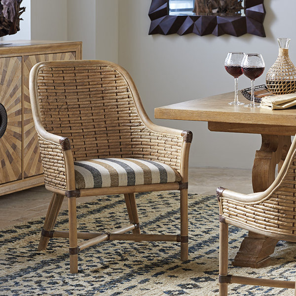 Los Altos Keeling Woven Upholstered Dining Chair by Tommy Bahama Home Tommy Bahama Home