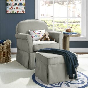 Polly Swivel Glider & Ottoman