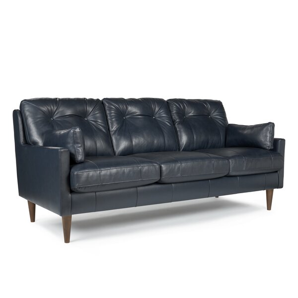 Annica Genuine Leather 81.5'' Square Arm Sofa By Corrigan Studio