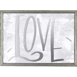 Holiday Words of Cheer Framed Print Set on Canvas (Set of 3)