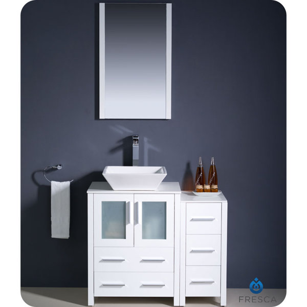 Torino 36 Single Bathroom Vanity Set with Mirror by Fresca