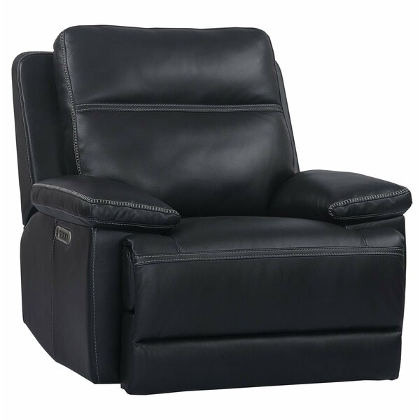 Syn Leather Power Recliner By Latitude Run