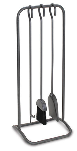 Woodland 4 Piece Iron Fireplace Tool Set by Pilgrim Hearth
