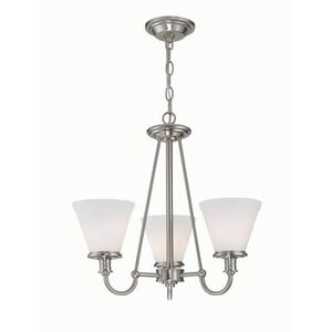 Hilltop 3-Light Shaded Chandelier