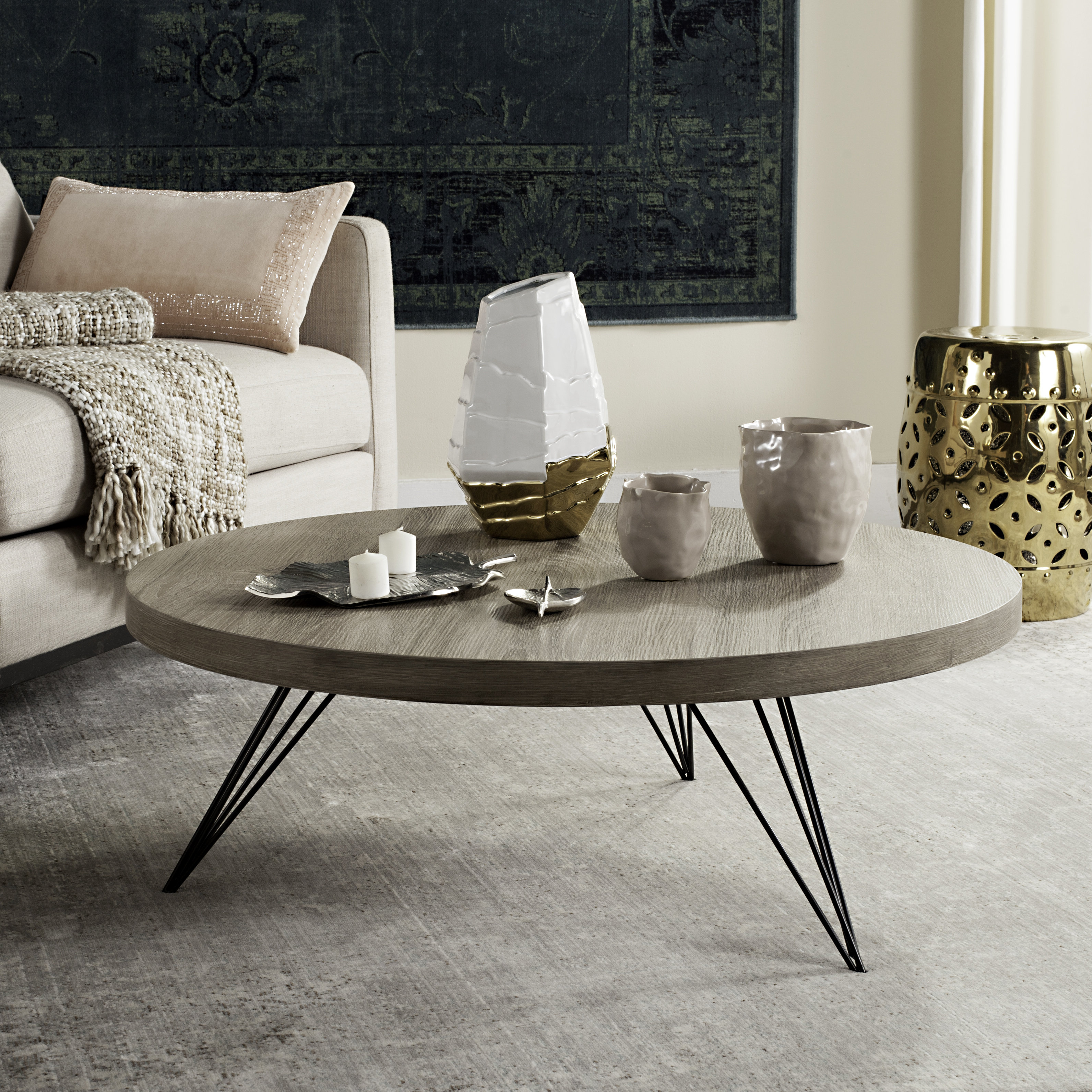 Treece Coffee Table With Tray Top Treece Coffee Table With Tray Top