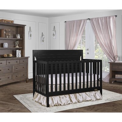 Cape Cod 5 In 1 Convertible Crib Dream On Me Color Black