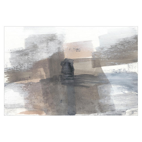 Shadows in Sepia I 1.9m x 2.88m Textured Matte Peel & Stick Wall Mural East Urban Home