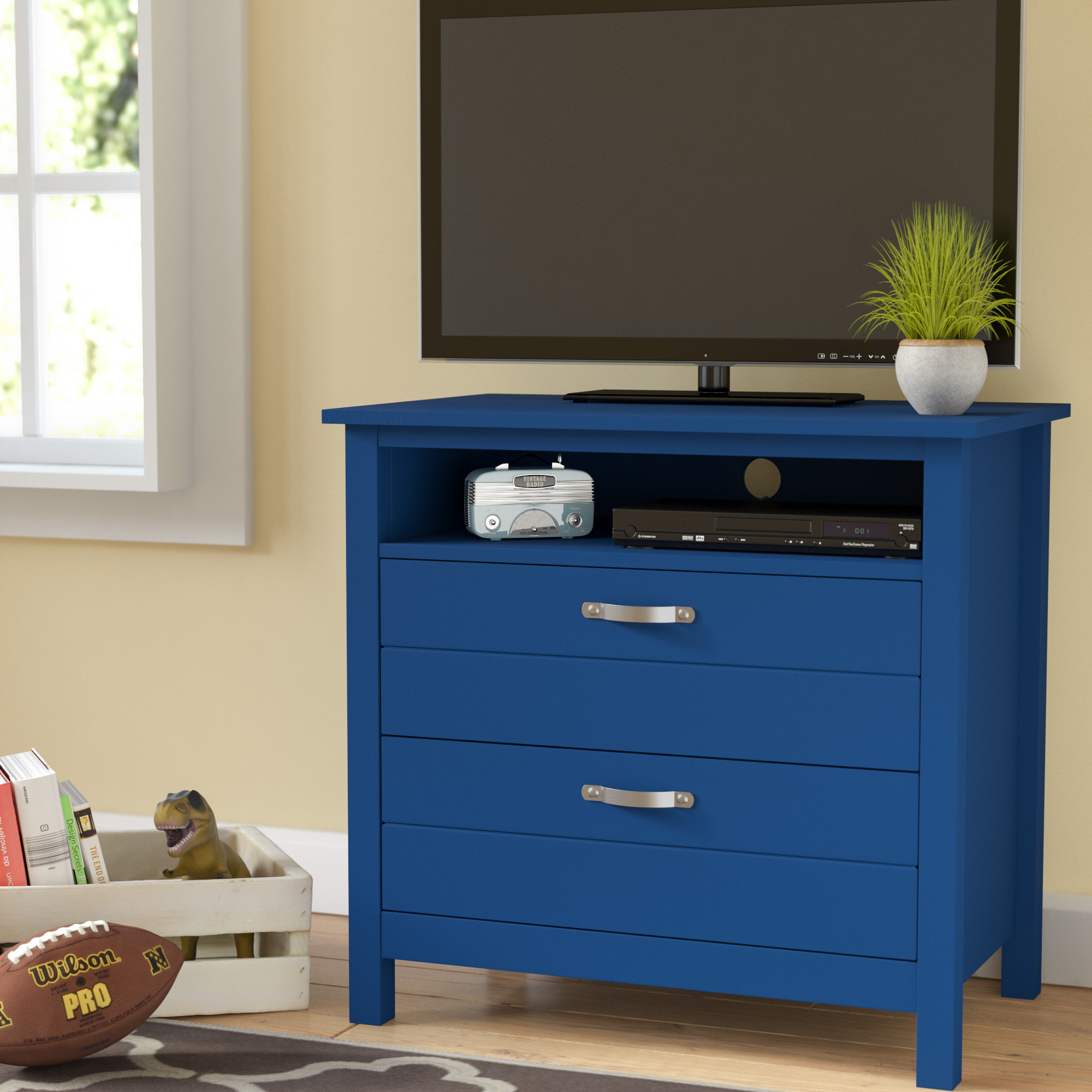 Viv Rae Mikel 2 Drawer Dresser With Media Shelf Reviews