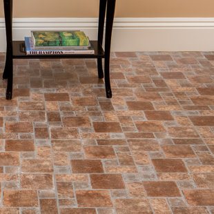 Marble Look Vinyl Flooring You Ll Love Wayfair Tivoli Brick Pavers 12 X 1 2mm Luxury Vinyl Tile