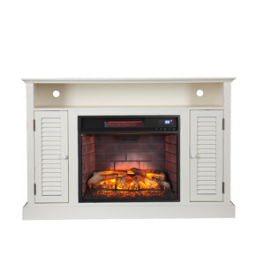 Breakwater Bay Brwt7373 Lombardy 48 Tv Stand With Fireplace