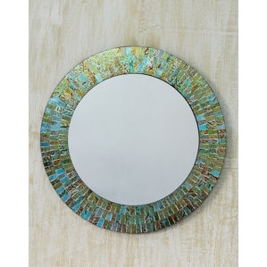 Blue Wall Mirror green wall mirrors you'll love | wayfair Blue Wall Mirror green wall mirrors you'll love | wayfair