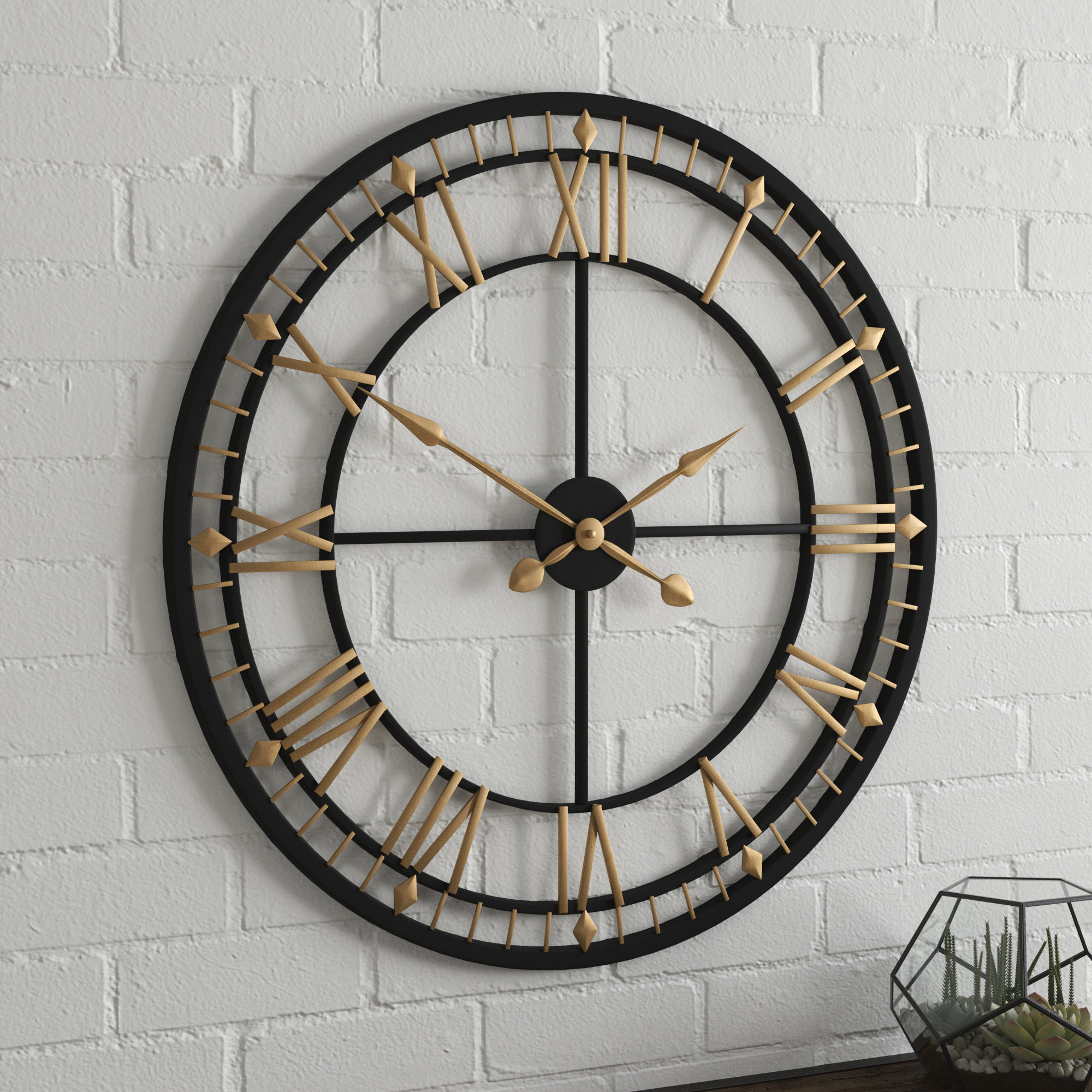 Ehrfürchtig Große Wanduhr 120 Cm Wanduhr 120 Cm Durchmesser
