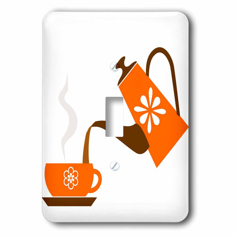 3drose Pouring Coffee 1 Gang Toggle Light Switch Wall Plate Wayfair