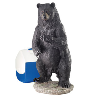 Outdoor Bear Statues Wayfair Fishing For Trouble Bear Statue