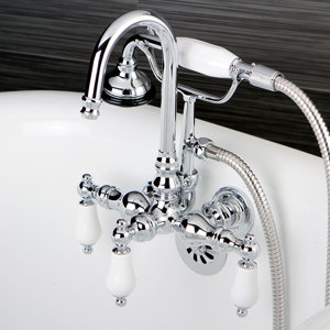 Aqua Vintage Wall Mount Tub Faucet