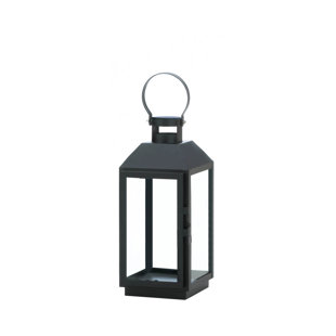Best Glass/Metal Lantern By Winston Porter Outdoor Lighting Glass/Metal Lantern By Winston Porter Outdoor Lighting