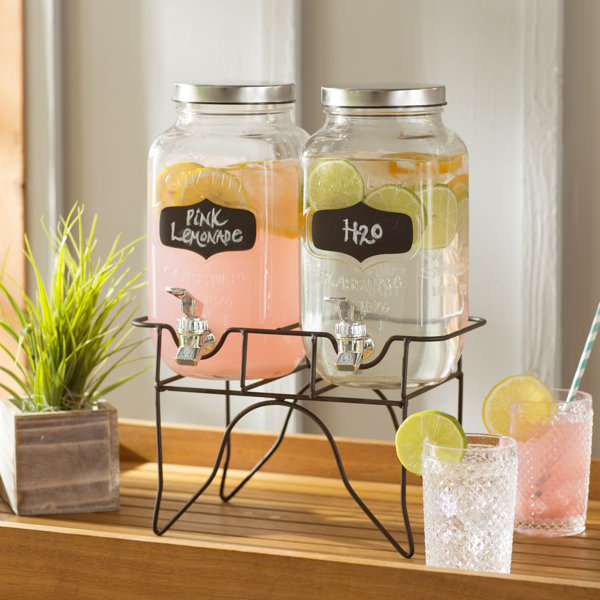 Bauer 3 Piece Dual Beverage Dispenser Set by Laurel Foundry Modern Farmhouse