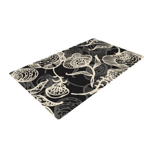 Gill Eggleston Future Nouveau Lite Black/White Area Rug