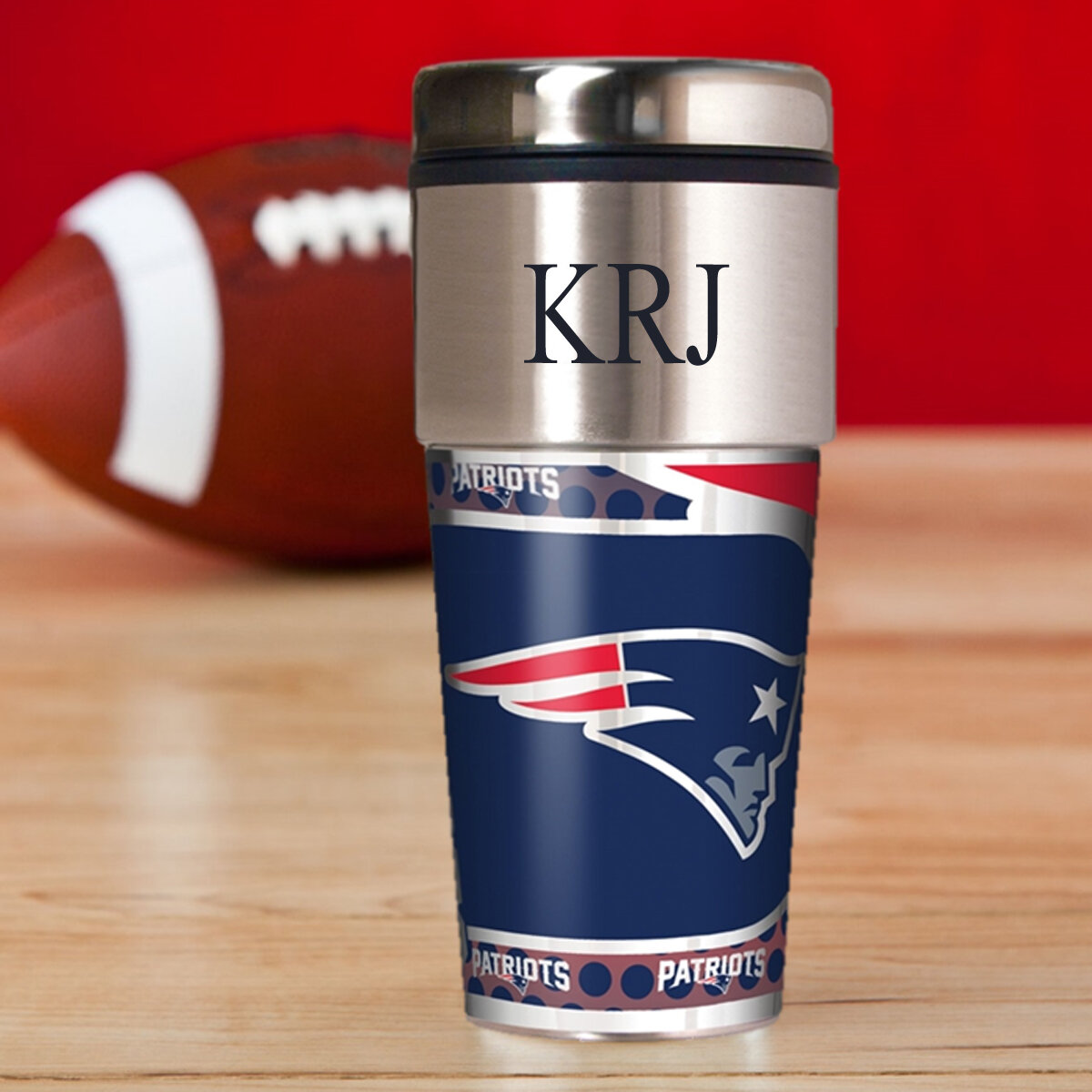 Jds Personalized Gifts Patriots 17 Oz Stainless Steel Travel Tumbler Wayfair