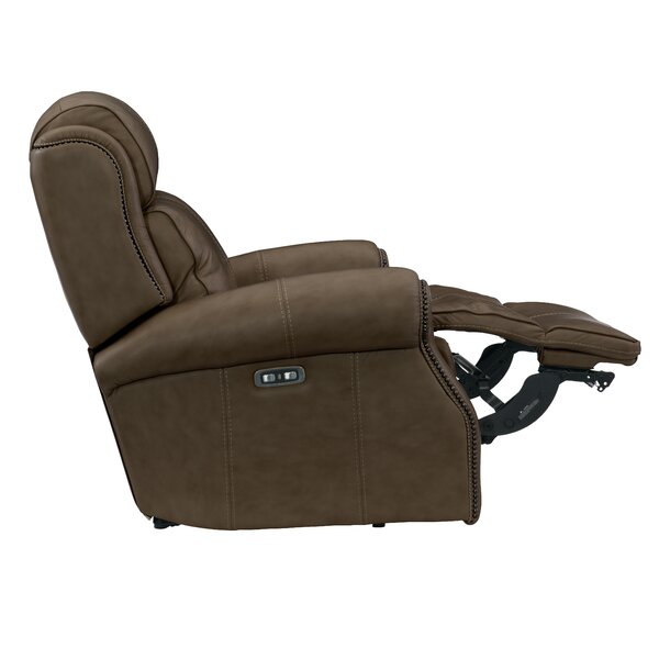 Mcgwire Leather Power Recliner By Bernhardt