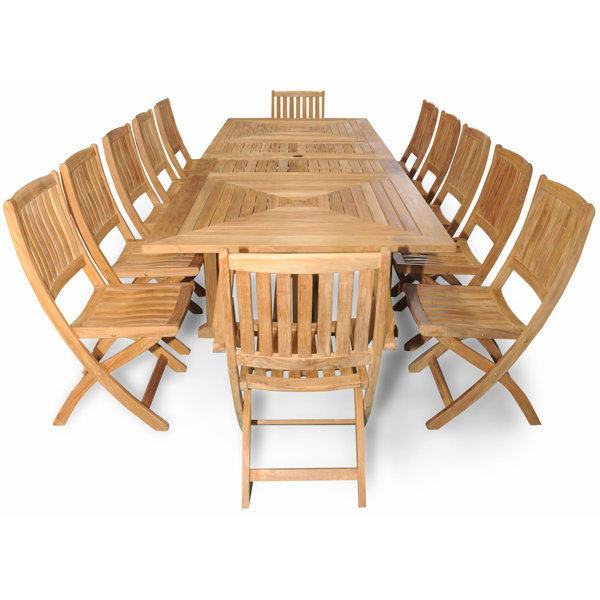 Sanibel Grand Teak 13 Piece Dining Set by Regal Teak
