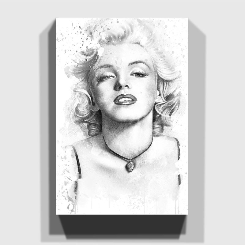 East Urban Home Black And White Art Marilyn Monroe Graphic Art