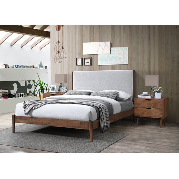 New Collette Upholstered Platform Bed By Modern Rustic Interiors Discount