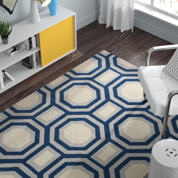 Dillinger Navy Area Rug by Zipcode Design