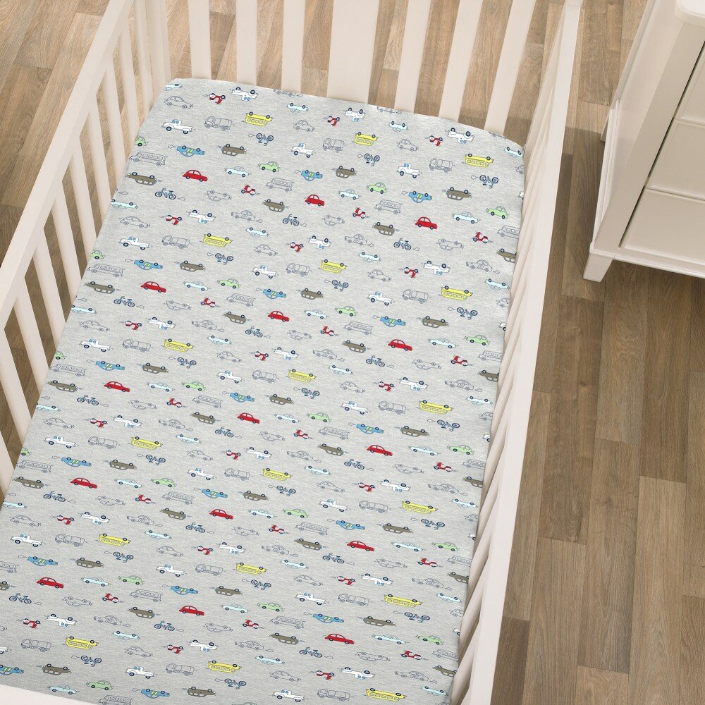 fitted crib sheet dimensions