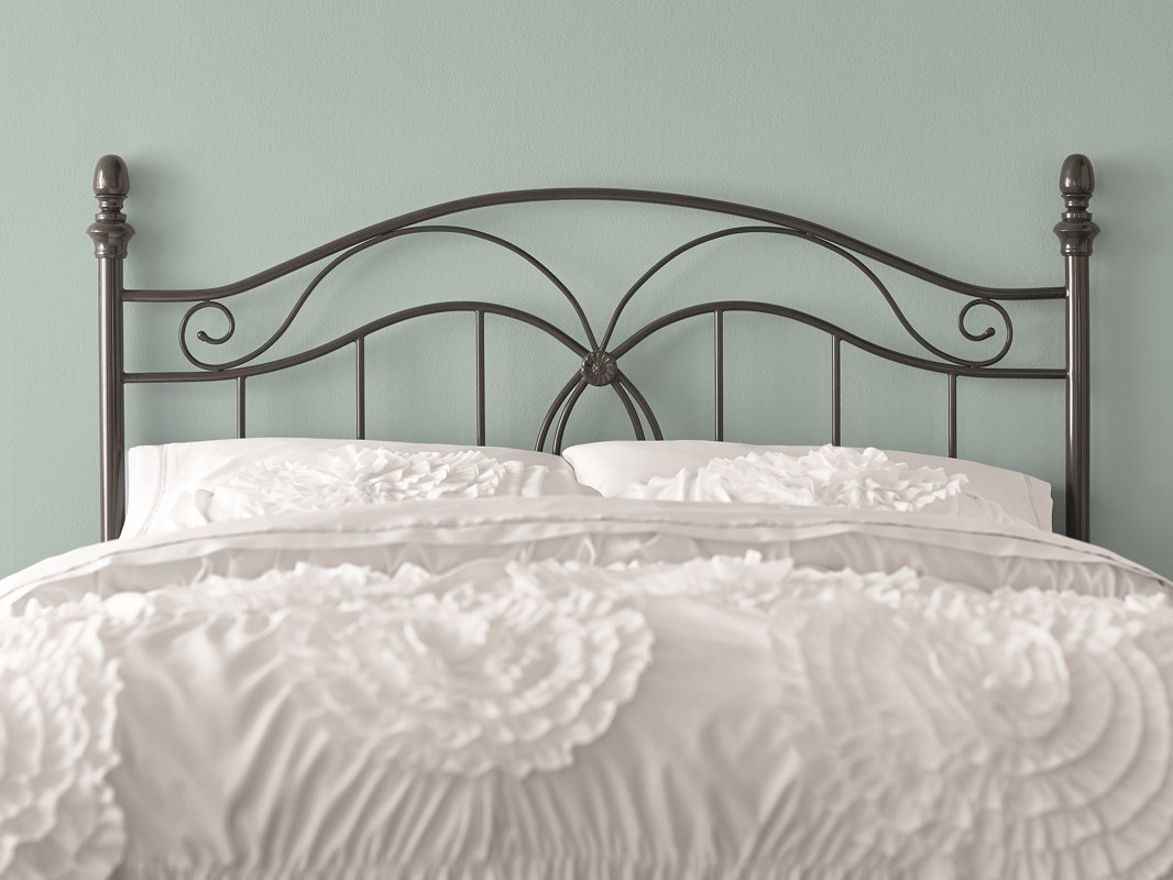 Charlton Home Crocker Bedroom Metal Headboard & Reviews Charlton Home Crocker Bedroom Metal Headboard & Reviews