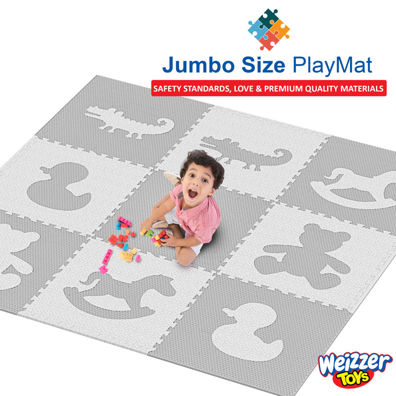 Weissertoys Puzzle Exercise Baby Interlocking Foam Playmat Baby Interlocking Foam Playmat