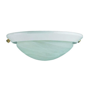 2-Light Bowl Ceiling Fan Light Kit