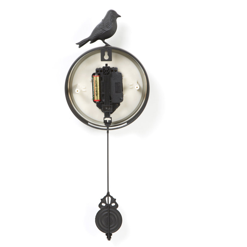 4" Bird Pendulum Wall Clock & Reviews Birch Lane