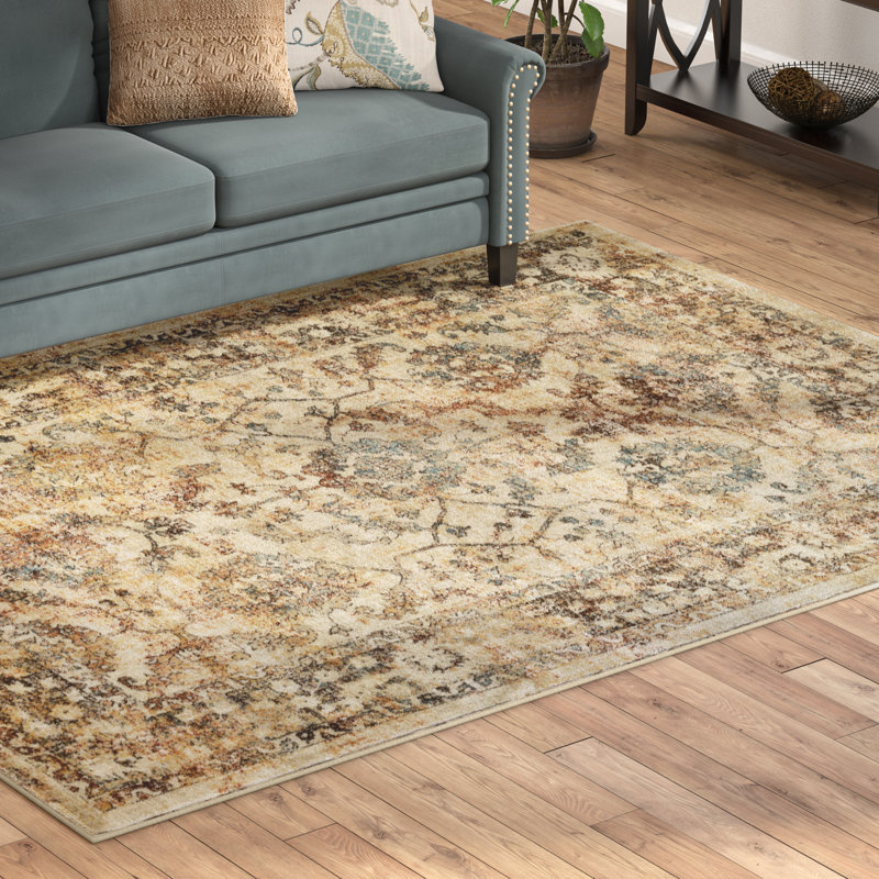 Bayou Burnt Orange/Teal Area Rug & Reviews Birch Lane