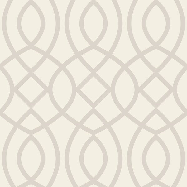 Trellis Woven Geometric Panel 78'' H x 26'' W Wallpaper by Swag Paper