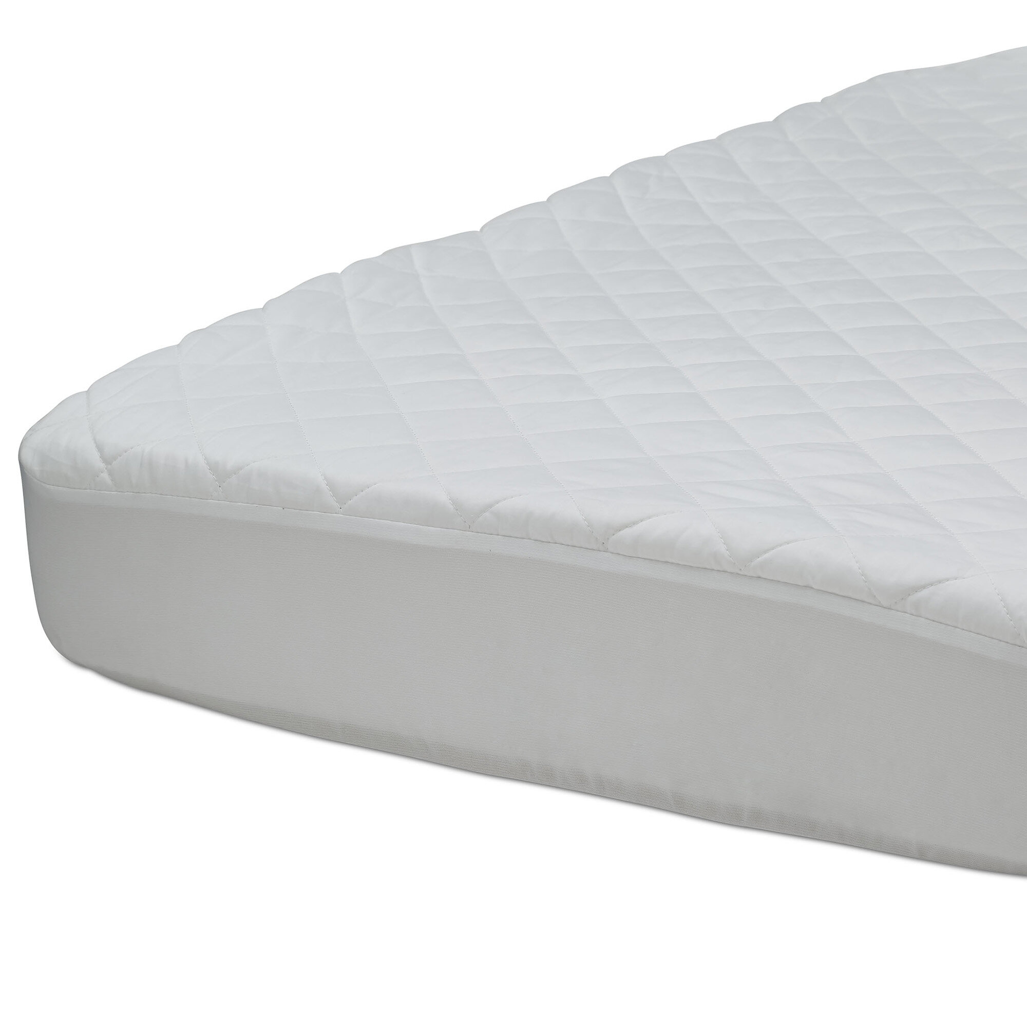 White Serta Sertapedic Crib Mattress Encasement