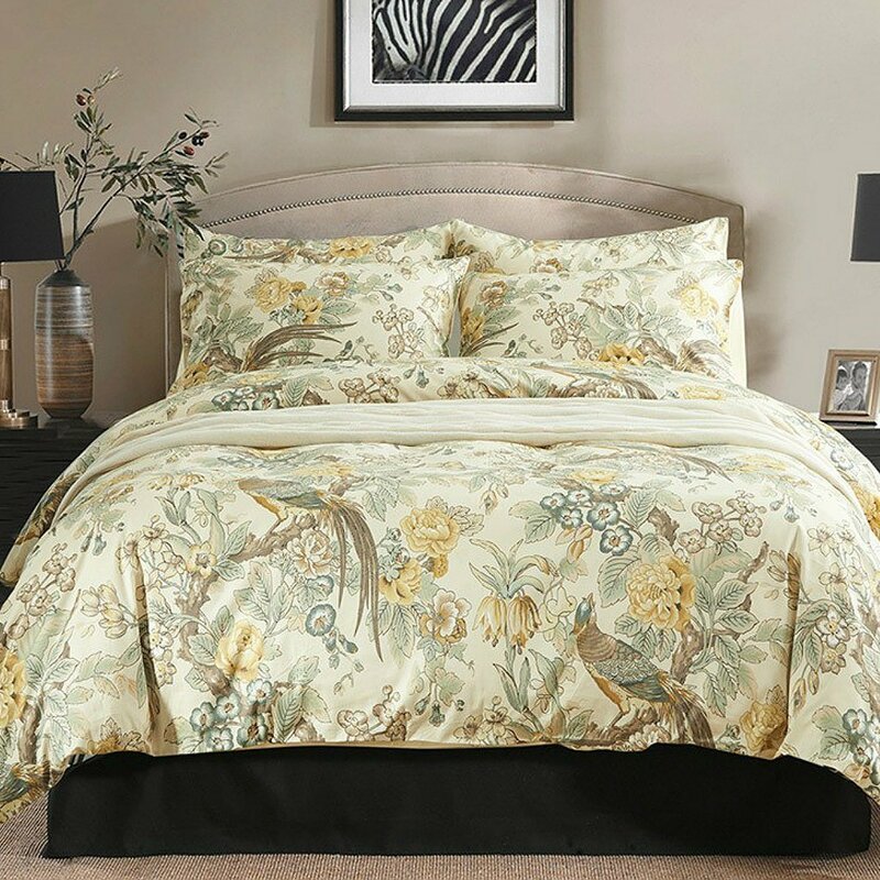 Sweety Pie Inc Chinoiserie Chic Peacock Duvet Cover Set Reviews