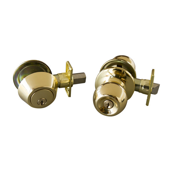 Bay Double Cylinder Entrance Knobset by Design House
