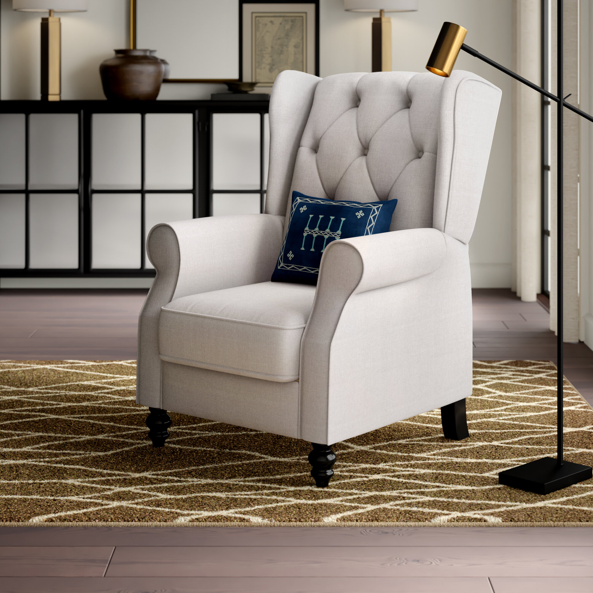 Manual Push Back Wing Chair Recliners You Ll Love In 2020 Wayfair
