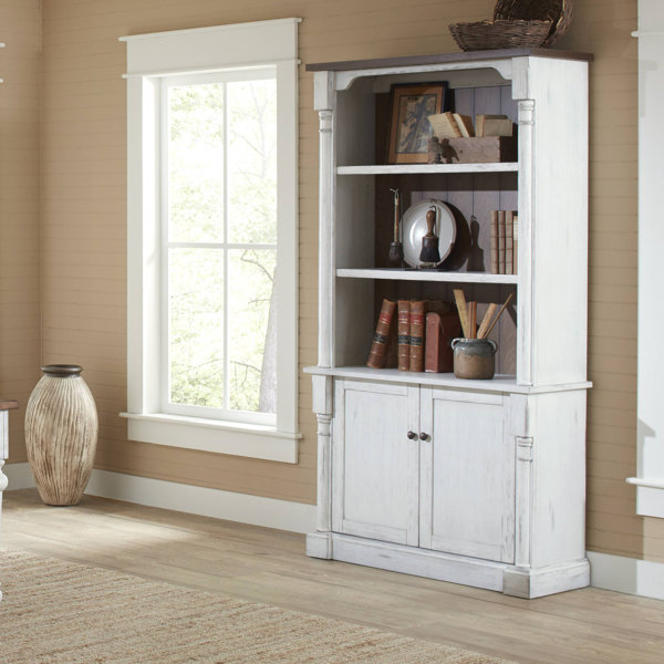 Chmura Bookcase with Lower Doors by August Grove