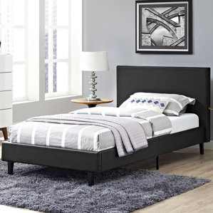Anya Vinyl Bed Frame by Modway