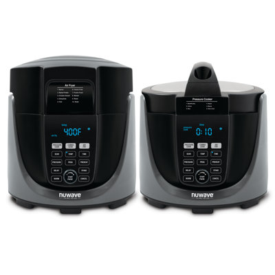 Nuwave 5.68 Liter Duet Pressure Cooker Air Fryer Combo NuWave