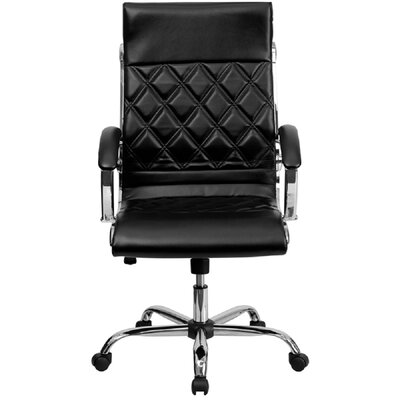 Kestrel Conference Chair Orren Ellis Upholstery Color: Black