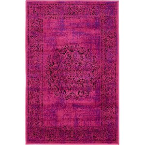 Neuilly Fuchsia/Purple Area Rug