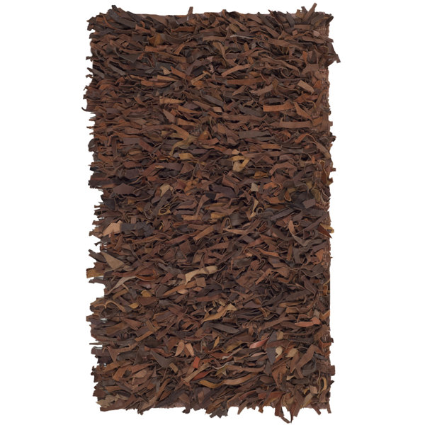 Albany Hand-Knotted Brown Area Rug by Zipcode Design
