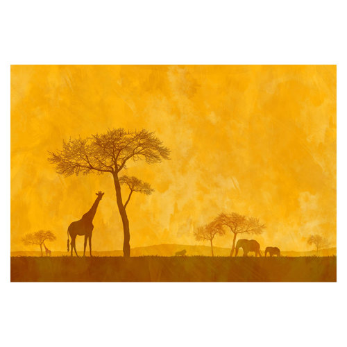 Amazing Kenya 2.9m x 4.32m Textured Matt Peel & Stick Wall Mural East Urban Home
