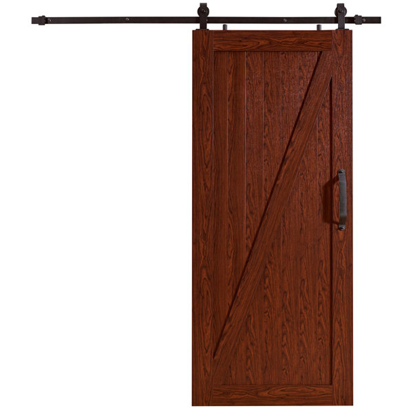 Millbrooke Hollow Panelled Plastic Interior Barn Door by LTL Barn Doors