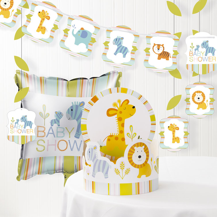 The Party Aisle Happi Jungle Baby Shower Decoration Kit Wayfair